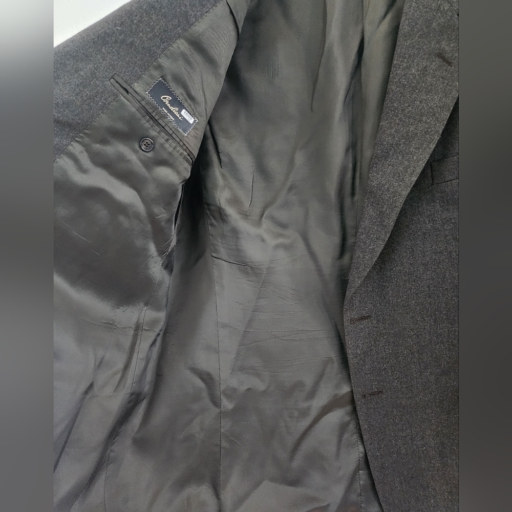 Corneliani Super 100's Extrafine Merinos Virgin Wool Jacket Blazer EU 56 USA 46 - Picture 2 of 13